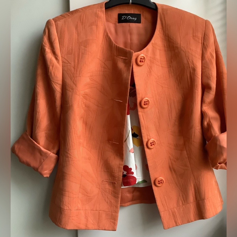 EUC vintage designer Cotton jacket suit blazer